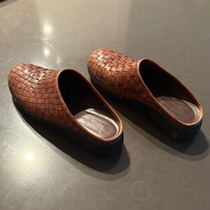 Cole Haan Brown Woven Leather Women's Loafers
